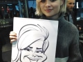 Frankie Bridge caricature