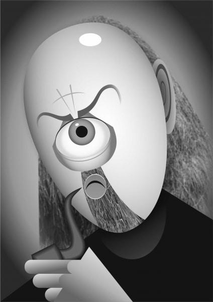 Bill Bailey caricature