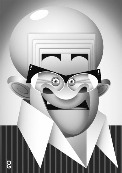 Harry Hill caricature