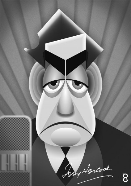 Tony Hancock caricature