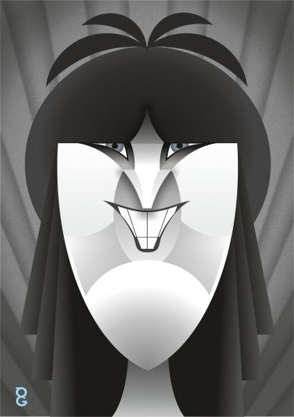 Noel Fielding caricature