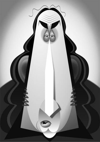 ross noble caricature