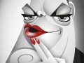 Eddie Izzard caricature