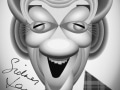 Sid James caricature