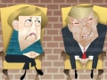 Merkel Trump meeting caricature