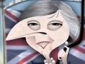 Theresa May caricature