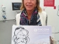 Ricoh golf caricatures