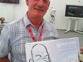 Ricoh golf caricatures