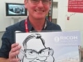 Ricoh golf caricatures