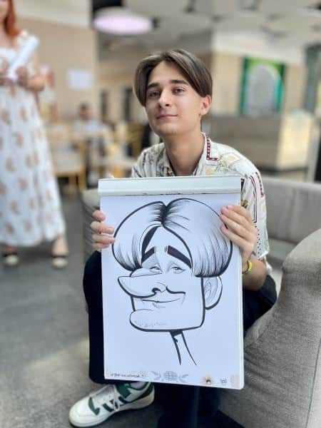 Caricatures in Bucharest