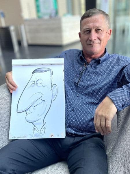 Caricatures in Bucharest