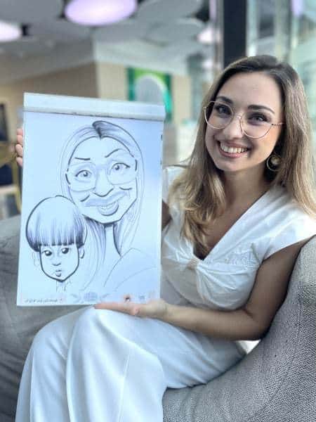 Caricatures in Bucharest