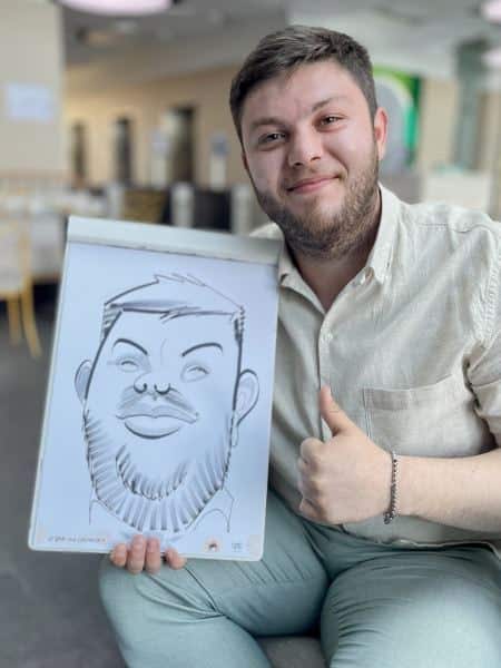 Caricatures in Bucharest