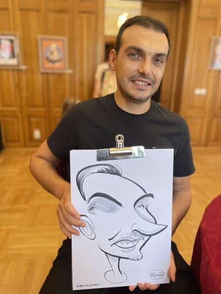 Caricatures in Bucharest