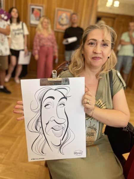 Caricatures in Bucharest