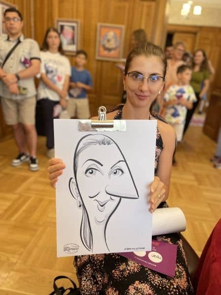 Caricatures in Bucharest
