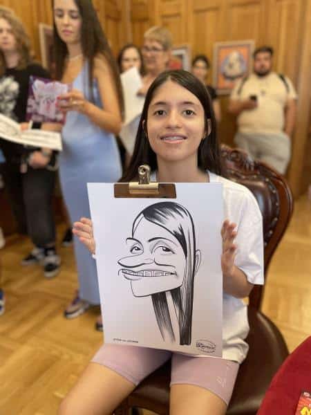 Caricatures in Bucharest