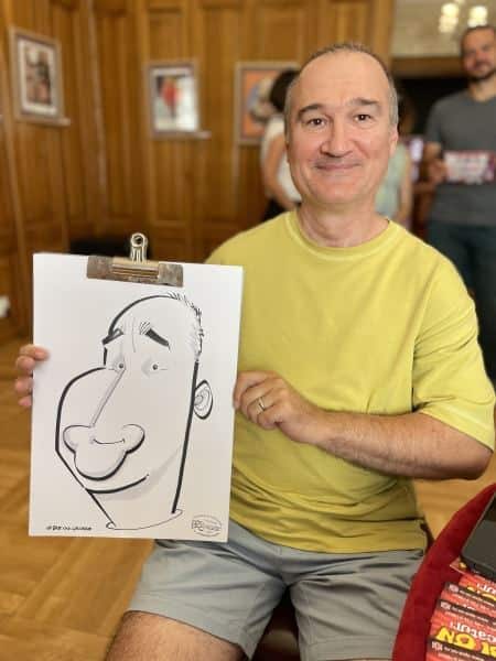 Caricatures in Bucharest