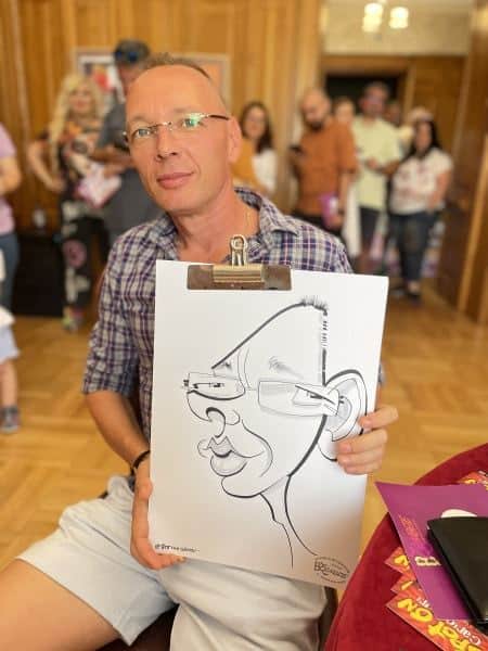 Caricatures in Bucharest