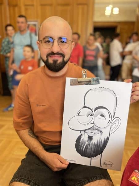 Caricatures in Bucharest