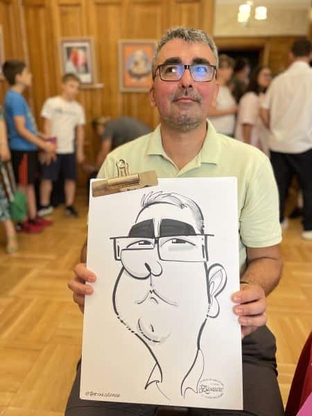 Caricatures in Bucharest