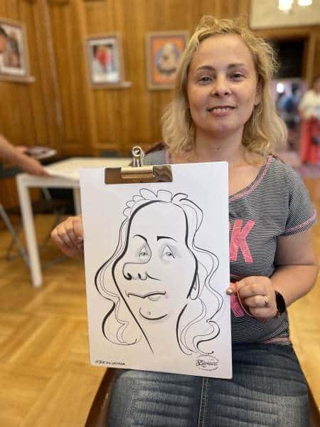 Caricatures in Bucharest
