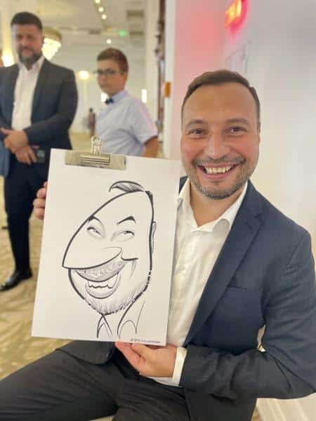 Caricatures in Bucharest