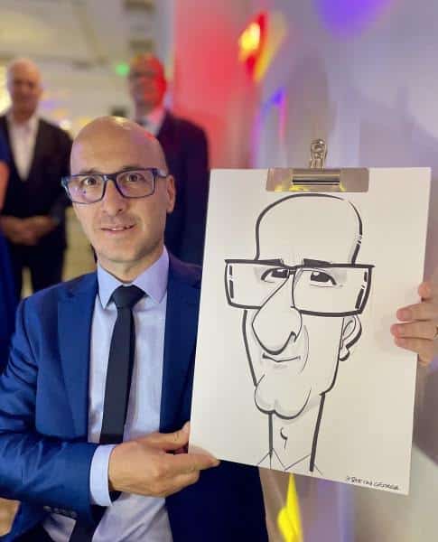 Caricatures in Bucharest