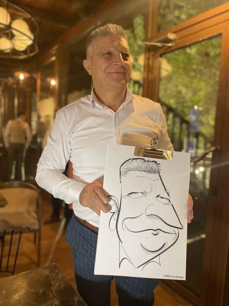 Caricatures in Bucharest