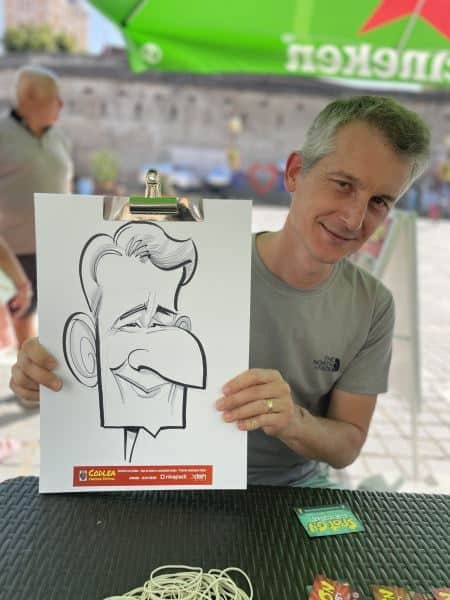 Caricatures in Bucharest