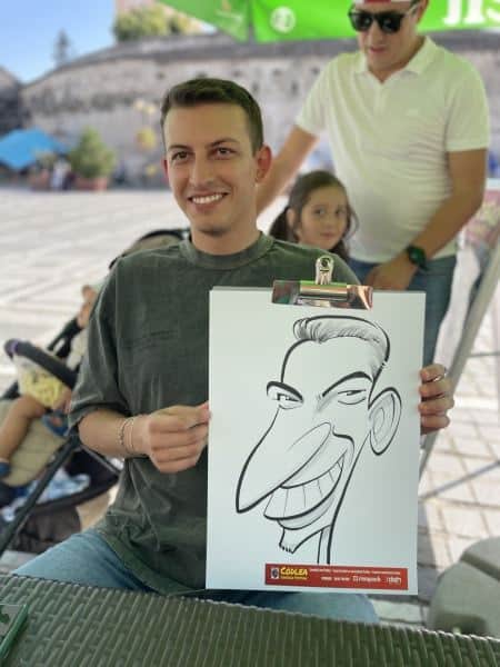 Caricatures in Bucharest