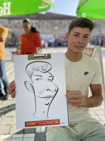 Caricatures in Bucharest