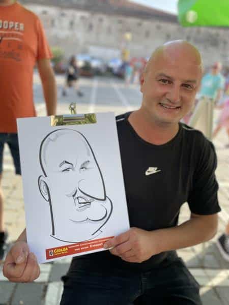 Caricatures in Bucharest