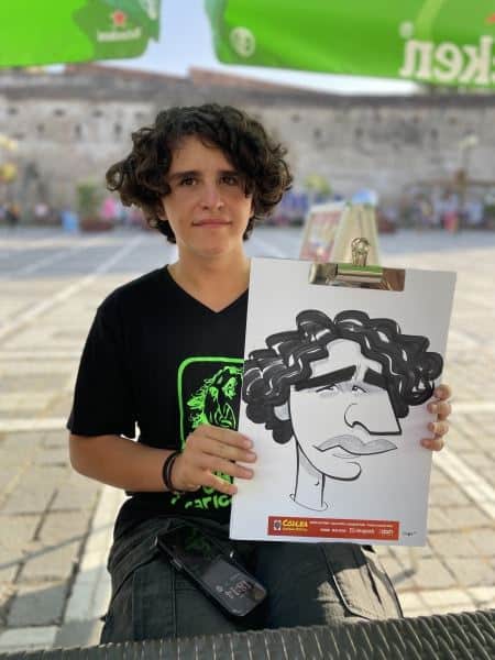 Caricatures in Bucharest