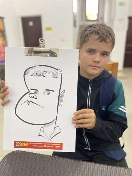 Caricatures in Bucharest