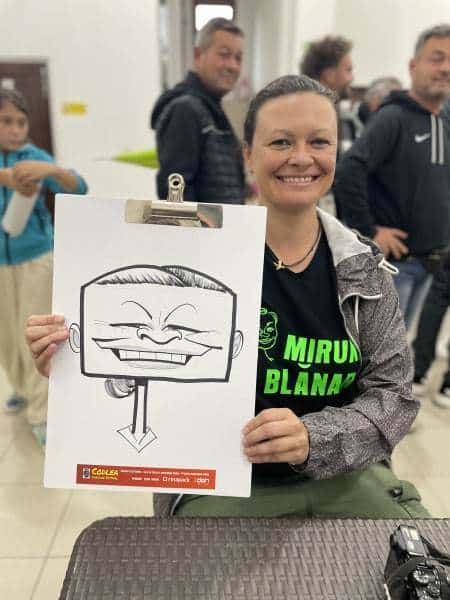 Caricatures in Bucharest