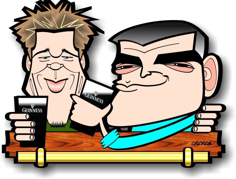 Brad Pitt & George Clooney