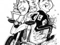 Caricature wedding invitation