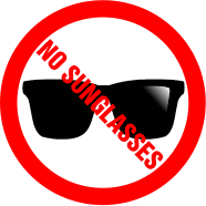 no sunglasses